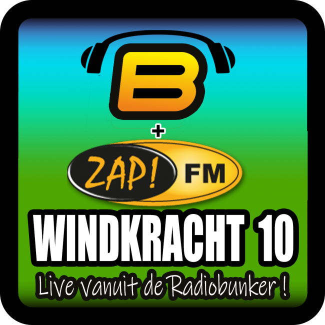 Live vanuit de Radiobunker ZAP Fm Windkracht 10
